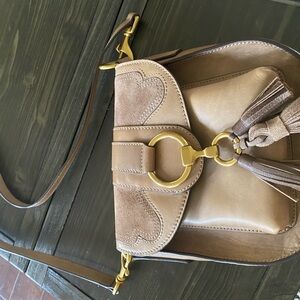 Frye saddle shoulder crossbody bag